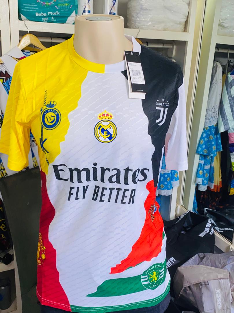 Multi-Club Patchwork Football Jersey